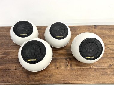 Série de 4 enceintes sphériques Coaxial Bouyer, vue 2