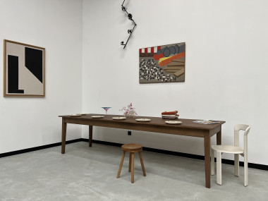 Grande table de ferme 300 X 90 cm "Dark Brown", vue 22
