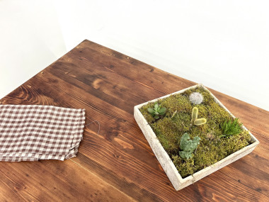 Très grande table de ferme en pin massif, années 50, vue 31