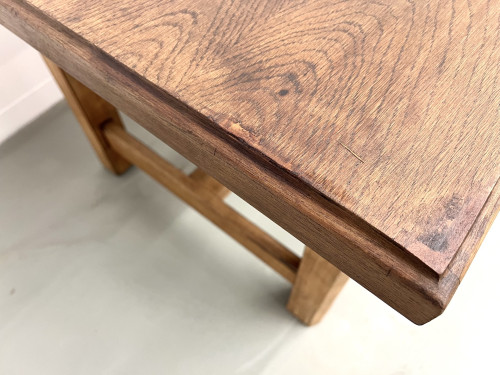 Table de ferme "campagne" en chêne, vue 12