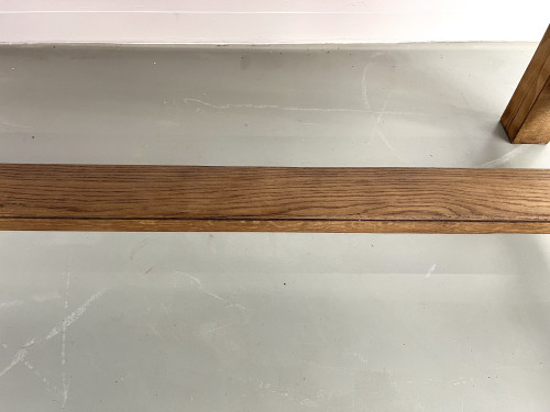 Table de ferme "campagne" en chêne, vue 16