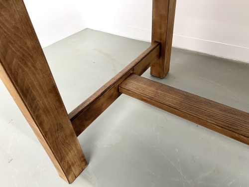 Table de ferme "campagne" en chêne, vue 17