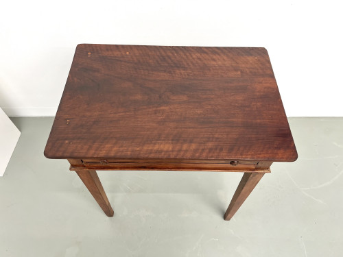 Petit bureau en noyer 1900, vue 5