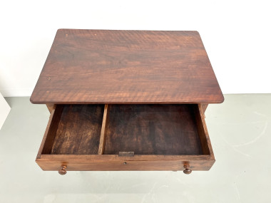 Petit bureau en noyer 1900, vue 6
