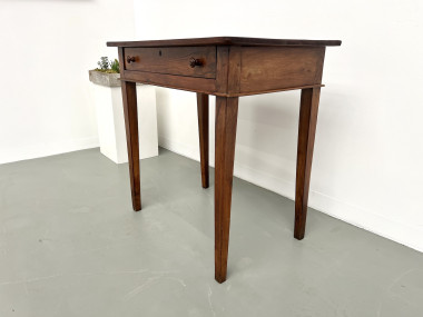 Petit bureau en noyer 1900, vue 8