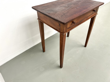 Petit bureau en noyer 1900, vue 12