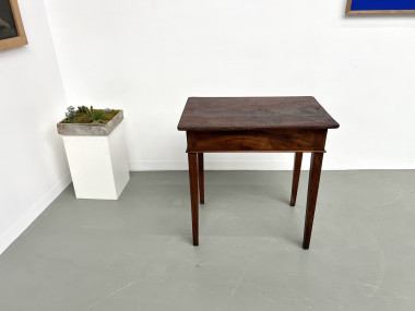 Petit bureau en noyer 1900, vue 13