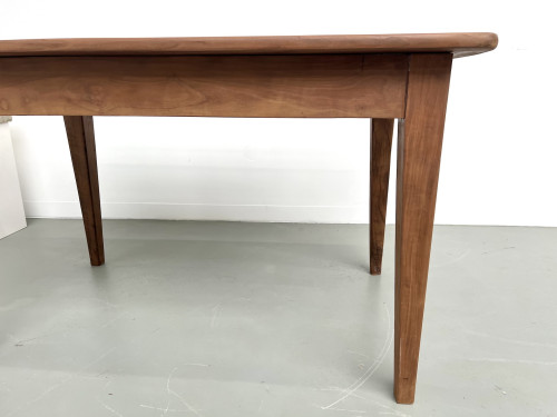 Bureau en noyer massif, 1950, vue 6