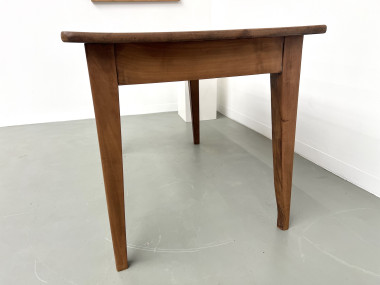 Bureau en noyer massif, 1950, vue 9