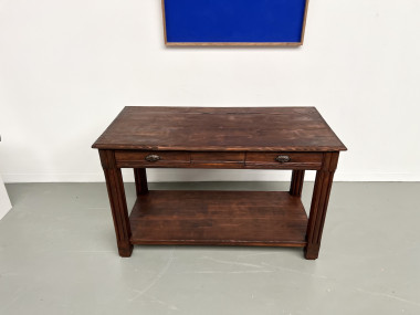 Petite table drapière en pin des années 50, vue 3