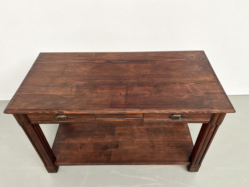 Petite table drapière en pin des années 50, vue 4