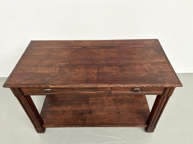 Petite table drapière en pin des années 50, vue 4
