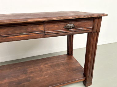 Petite table drapière en pin des années 50, vue 8