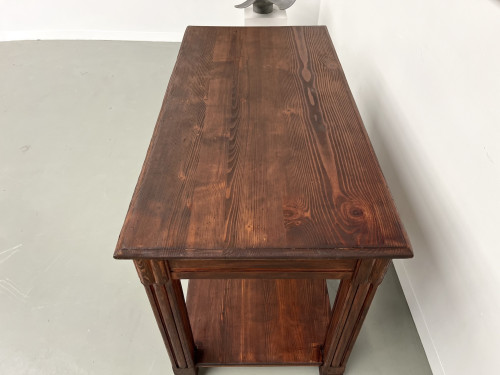 Petite table drapière en pin des années 50, vue 17