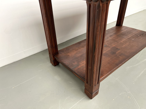 Petite table drapière en pin des années 50, vue 20