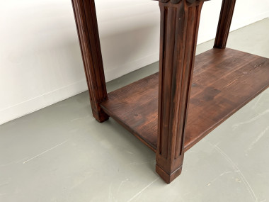 Petite table drapière en pin des années 50, vue 20