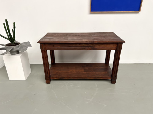 Petite table drapière en pin des années 50, vue 24