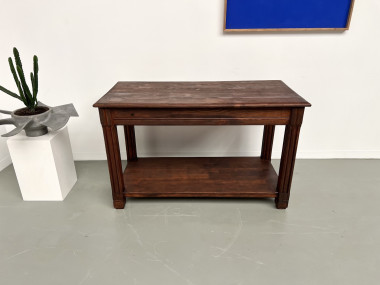 Petite table drapière en pin des années 50, vue 24