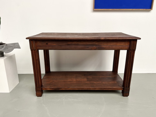 Petite table drapière en pin des années 50, vue 25