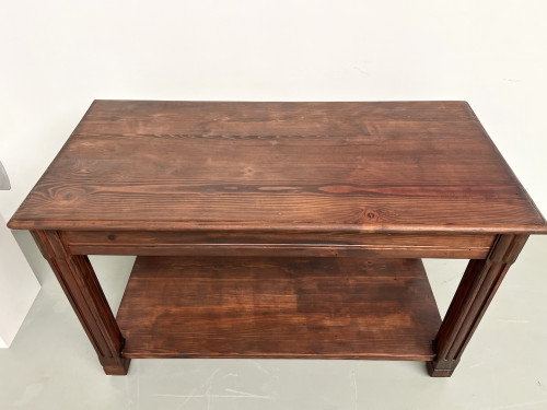 Petite table drapière en pin des années 50, vue 26