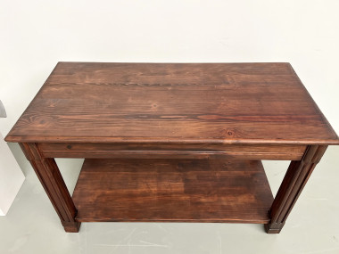 Petite table drapière en pin des années 50, vue 26