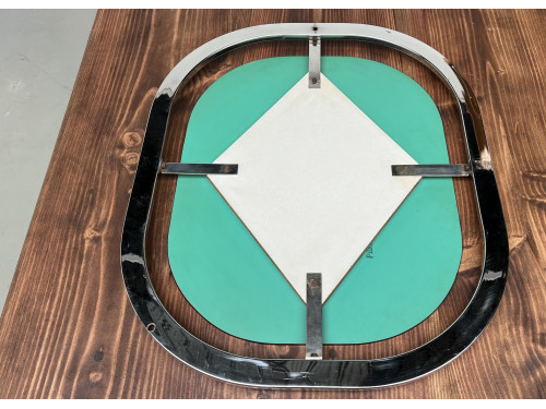 Miroir Bauhaus en acier chromé, vue 13