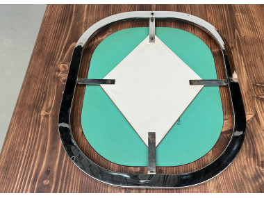 Miroir Bauhaus en acier chromé, vue 13