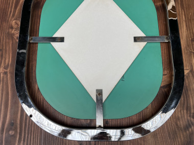 Miroir Bauhaus en acier chromé, vue 14