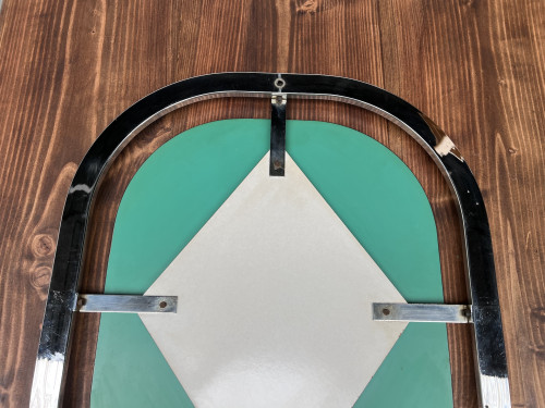 Miroir Bauhaus en acier chromé, vue 15