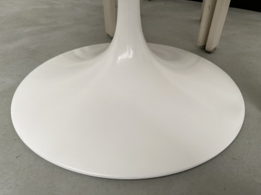 Table ronde Florence Knoll, plateau marbre et piétement tulipe, circa 1960, Eero Saarinen, vue 23