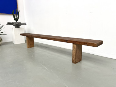 Banc moderniste en pin Circa 1950, vue 6
