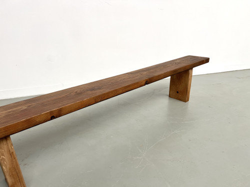 Banc moderniste en pin Circa 1950, vue 12