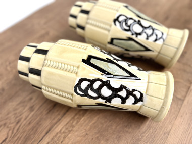 Paire de vases Art Déco signés Orchies – céramique émaillée, France, circa 1930, vue 12