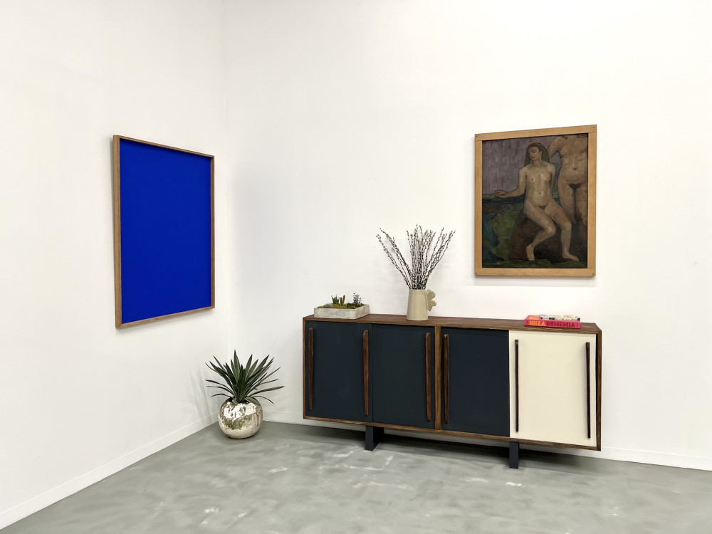 Enfilade française en pin, esprit Perriand / Prouvé – circa 1950, vue 1