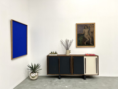 Enfilade française en pin, esprit Perriand / Prouvé – circa 1950, vue 2