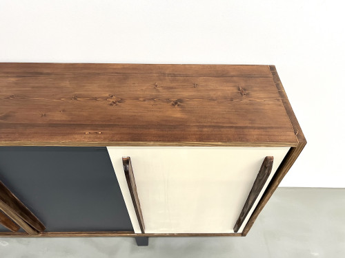 Enfilade française en pin, esprit Perriand / Prouvé – circa 1950, vue 22