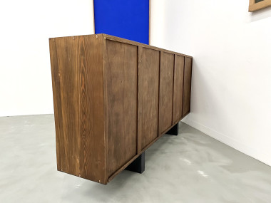 Enfilade française en pin, esprit Perriand / Prouvé – circa 1950, vue 29