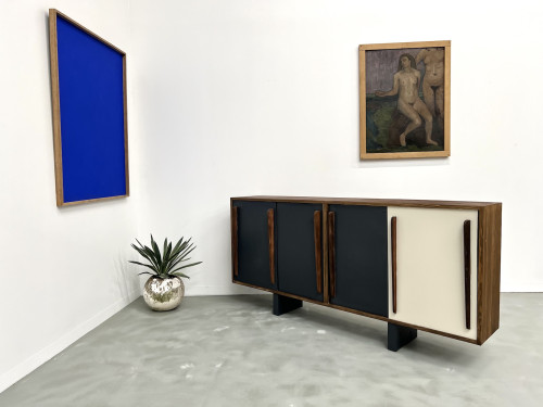 Enfilade française en pin, esprit Perriand / Prouvé – circa 1950, vue 33
