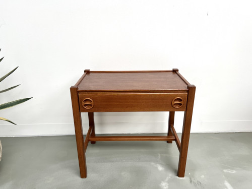 Chevet en teck sculpté, Arne Wahl Iversen, vue 3