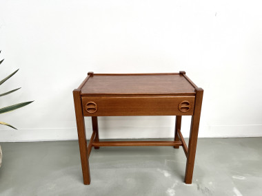 Chevet en teck sculpté, Arne Wahl Iversen, vue 3
