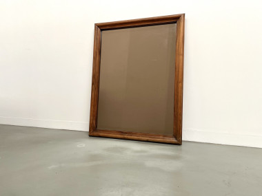 Miroir 1900 en noyer massif, vue 3