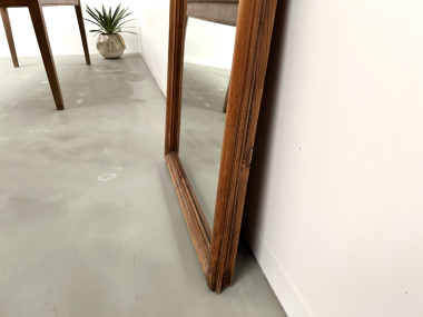 Miroir 1900 en noyer massif, vue 10
