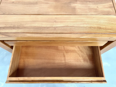 Commode en orme massif, Maison Regain, Circa 1970, vue 11