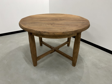 Table ronde brutaliste, circa 1960, vue 2