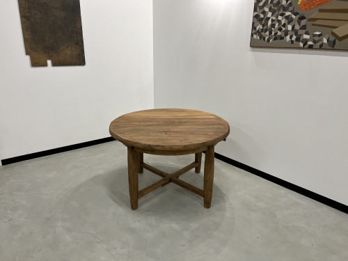 Table ronde brutaliste, circa 1960, vue 3