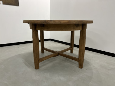 Table ronde brutaliste, circa 1960, vue 4