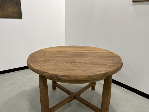 Table ronde brutaliste, circa 1960, vue 5