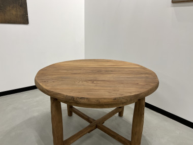Table ronde brutaliste, circa 1960, vue 5