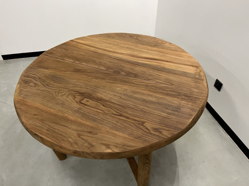 Table ronde brutaliste, circa 1960, vue 9