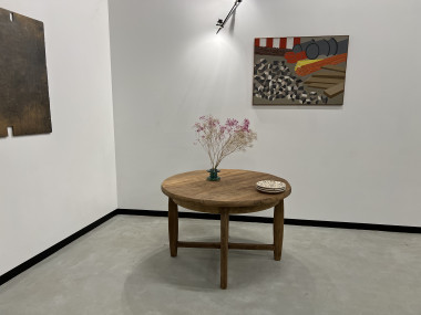 Table ronde brutaliste, circa 1960, vue 11